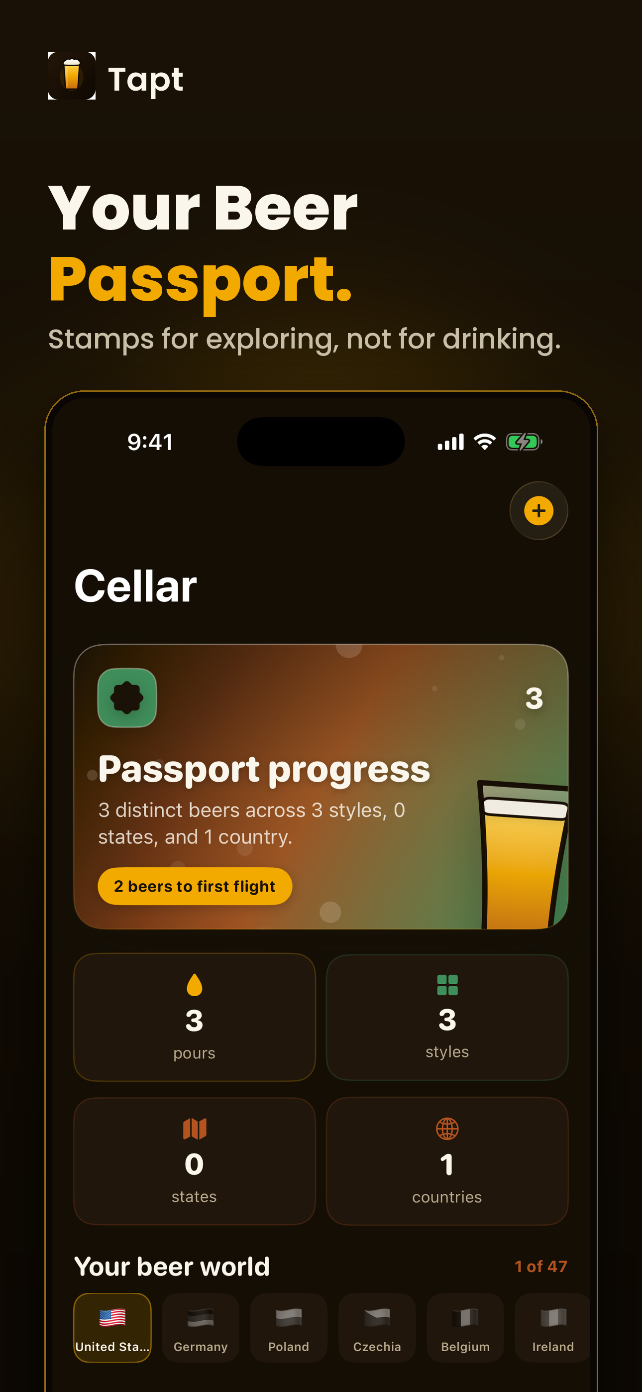 Tapt preview: Beer Passport progress